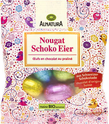 Bio Nougat Schoko Eier