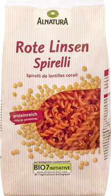 Rote Linsen spirelli