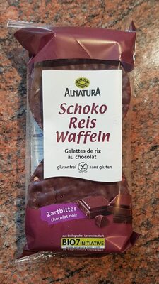 Schoko Reiswaffeln Zartbitter front packaging