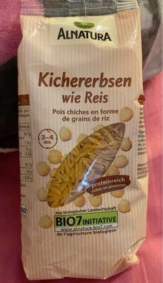 Pois chiches en forme de grains de riz