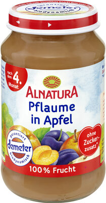 Pflaume in Apfel