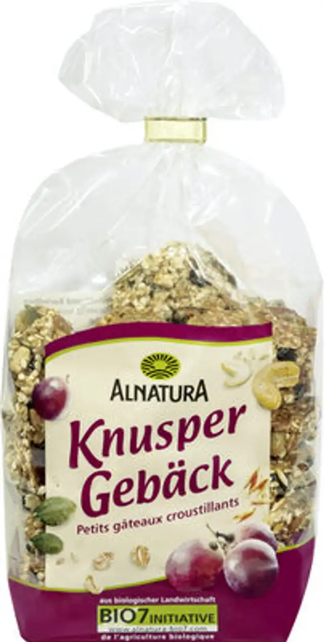Knusper Gebäck front packaging