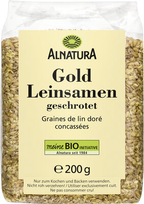 Goldleinsamen, geschrotet