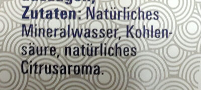 Gaensefurther Limette ingredients label