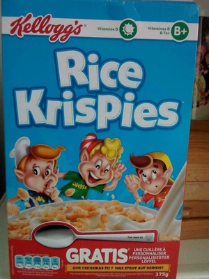 Rice Krispies front packaging