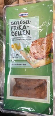Geflügelfrikadellen front packaging
