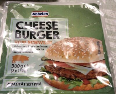 Cheeseburger vom Schwein