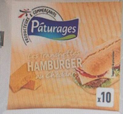 Tranchettes hamburger au cheddar