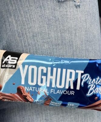 Protein bar front packaging