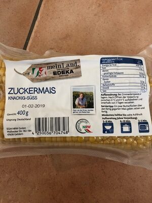 Zuckermais front packaging