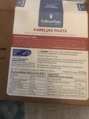 Kabeljau Filet MSC