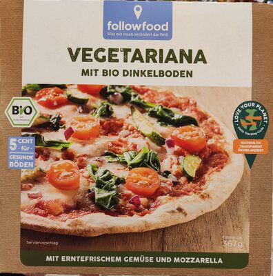 Vegetariana mit Dinkelboden