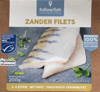 Zander Filets MSC front packaging