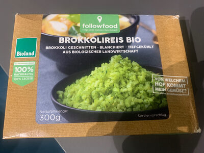 Brokkolireis Bio front packaging