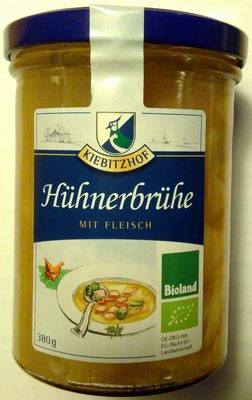 Hühnerbrühe mit Fleisch