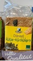 Knäckebrot Dinkel Käse-Kürbiskern