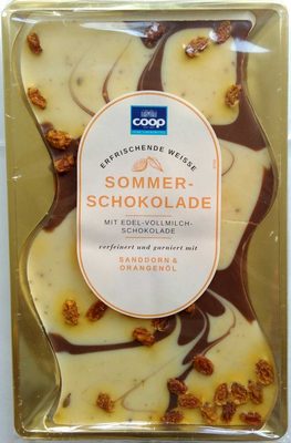 Sommer-Schokolade Sanddorn & Orangenöl