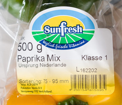 Paprika Mix Klasse 1