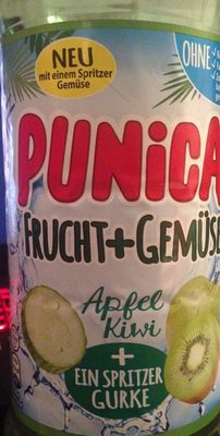 Punica Frucht + Gemüse Apfel Kiwi Gurke front packaging
