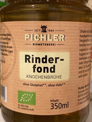 Bio Rinderfond Knochenbrühe