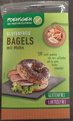 Glutenfreie Bagels mit Mohn