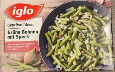 Grüne Bohnen front packaging