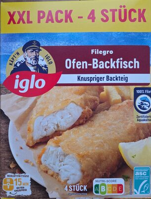 Filegro Ofen-Backfisch 4 Stück