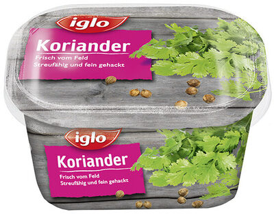 Koriander front packaging