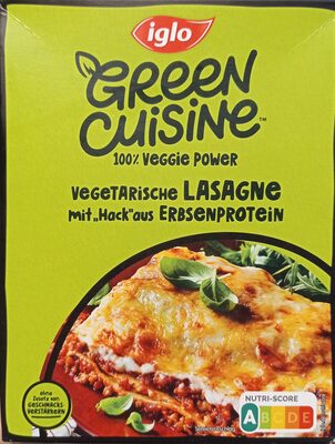 Green Cuisine vegetarische Lasagne