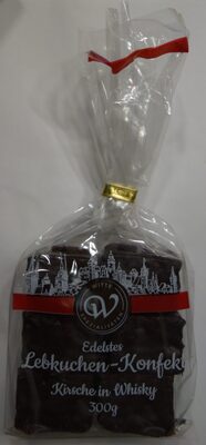 Edelstes Lebkuchen-Konfekt Kirsche in Whisky front packaging