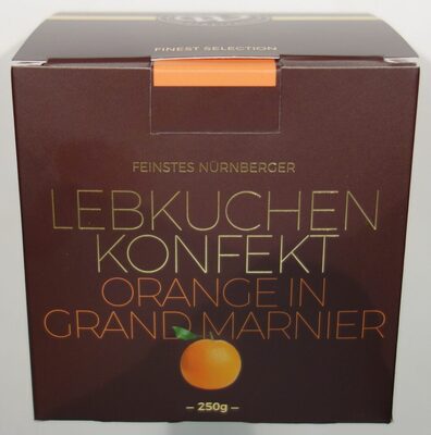 Lebkuchen Konfekt Orange in Grand Marnier