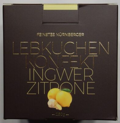 Lebkuchen Konfekt Ingwer Zitrone