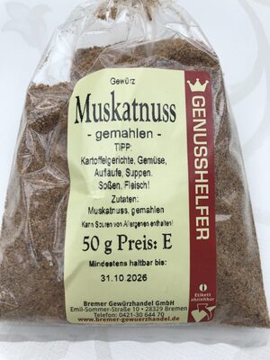 Muskatnuss - gemahlen