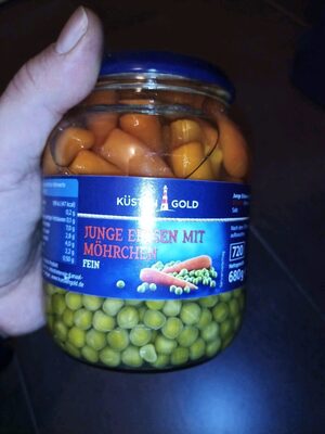 Erbsen mit Möhren front packaging