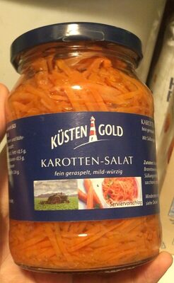 Karotten-Salat fein geraspelt, mild würzig