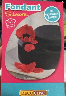 Fondant, schwarz