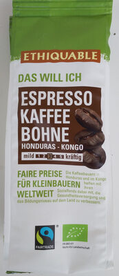 Expresso Kaffee Bohne