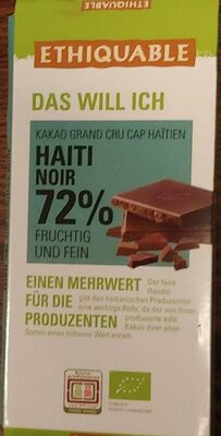 Haïti Noir dark chocolate
