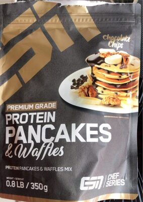 Protein pancakes & waffles front packaging