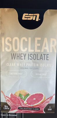 Isoclear Whey Isolate Pink Grapefruit