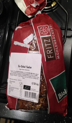 Bio-Dinkel-Saaten front packaging