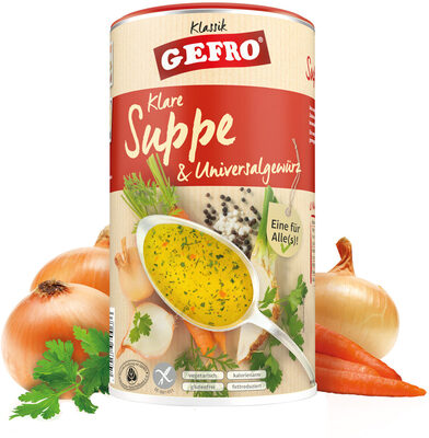 GEFRO Suppe - Gemüsebrühe & universelle Würze