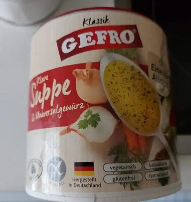Gefro / Klare Suppe front packaging