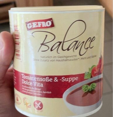 Tomatensuppe und soße Dolce Vita