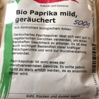 Paprika mild geräuchert