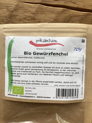 Bio Gewürzfenchel