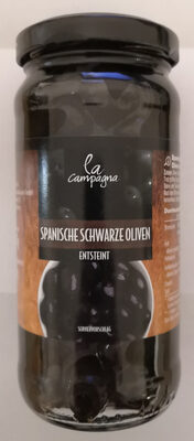 Spanische Schwarze Oliven, entsteint