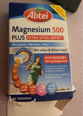 Abtei Magnesium front packaging