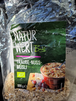 Natur Wert Bio Traube-Nuss-Müsli