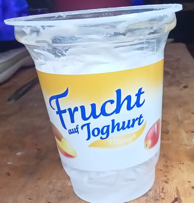 Frucht auf Joghurt - Mango front packaging